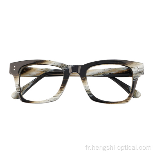 2023 Tendance Parim Peculiar UV Mens Business acétate Eyeglass Grasses Frames